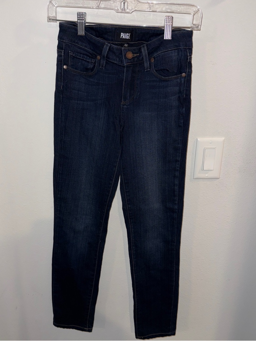 PAIGE Verdugo Dark Wash Ultra Skinny Jeans